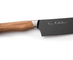 Satake Cutlery Mfg Japoniškas šefo peilis Santoku Satake Olive Juodas