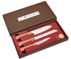 Satake Cutlery Mfg Japoniškų peilių rinkinys Satake Masamune Saku 3vnt