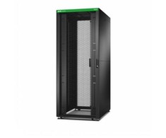 Schneider Electric Apc Easy Rack 800mm/42U/1200mm su stogu, šoniniu skydeliu, ratukais, kojomis ir 4 laikikliais, be dugno, juodas