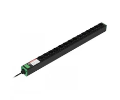 APC EASY RACK PDU, BASIC, VERTICAL, 1 PHASE, 3.7KW, 230V, 16A, 14 X SCHUKO OUTLETS, SCHUKO 16A
