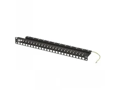 Black Box BLACKBOX CAT6A BLANK PATCH PANEL, 24-PORT - 24 PORT