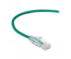 Black Box BLACKBOX CAT6A UTP SLIM-NET PATCH CABLE, 28AWG, 500-MHZ, PVC - Žalias, 0.9M