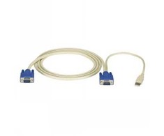 Black Box BLACKBOX SERVSWITCH EC USB SERVER CABLE - VGA, USB, 1.8M
