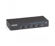 Black Box BLACKBOX VGA SWITCHES WITH SERIAL AND AUDIO - 4 PORT