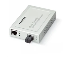 Black Box BLACKBOX XS 1000 CONVERTER - DEP. ON SFP, (1) 10/100/1000 MBPS RJ45, (1) SFP (1000M), DEP. ON SFP, DEP. ON SFP, AC