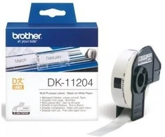 Brother Brolis | DK-11204 Universalios etiketės | Baltas | DK | 17mm x 54mm