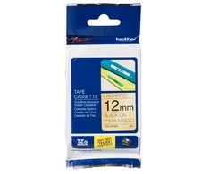 BROTHER TZE-PR831 12 Juodas ON GOLD TAPE