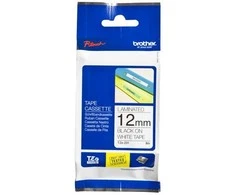 Brother | TZ-231 Laminated Tape | Juodas on Baltas | TZe | 8 m | 1.2 cm