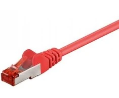 Goobay GB CAT6 TINKLO KABELIS Raudonas EKRANUOTAS S/FTP (PIMF) 2M