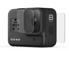 Apsauginiai GoPro HERO8 ekrano ir objektyvo stikliukai, 4 vnt.
