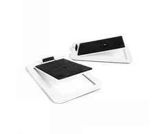 KANTO AUDIO DESKTOP SPEAKER STANDS FOR MIDSIZE SPEAKERS - Baltas (PAIR)