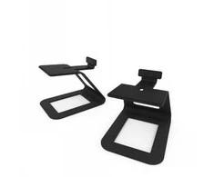 KANTO AUDIO ELEVATED DESKTOP SPEAKER STANDS FOR LARGE SPEAKERS - Juodas (PAIR)