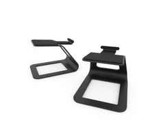 KANTO AUDIO ELEVATED DESKTOP SPEAKER STANDS FOR SMALL SPEAKERS - Juodas (PAIR)