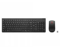 Lenovo Essential Belaidis rinkinys Klaviatūra ir pelė Gen2 | Klaviatūros ir pelės rinkinys | Wireless | su pele | US | Juodas