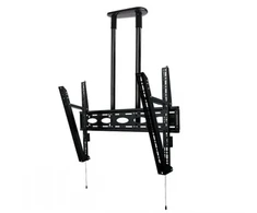 Laikiklis B-TECH AV EXTRA-LARGE UNIVERSAL FLAT SCREEN CEILING MOUNT WITH TILT (VESA 1000 X 600) - 1.5M ¨50MM POLES