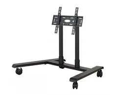 Laikiklis B-TECH AV SYSTEM X - UNIVERSAL LOW LEVEL FLAT SCREEN TROLLEY (VESA 600 X 400) - 0.75M Ā¨50MM POLES