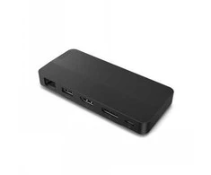 Lenovo | USB-C Dual Ekranas Travel Dock su adapteriu | 40B90100EU | Ethernet LAN (RJ-45) jungtys 1 | DisplayPorts quantity 1 | USB 3.0 (3.1 Gen 1) jungtys quantity 1 x USB-A 10 Gbps, 2 x USB-C 10 Gbps | HDMI jungtys quantity 1 | 65 W | Garantija 36 mėn.