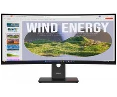 Monitorius Lenovo | ThinkVision | T34WD-40 | 34 " | VA | 21:9 | 120 Hz | 4 ms | 3440 x 1440 pikselių | 300 cd/m² | HDMI jungtys quantity 1 | Eclipse juodas | Garantija 36 mėn.