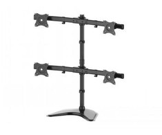 Laikiklis Multibrackets MB DESKSTAND BASIC QUAD Juodas MAX 10KG