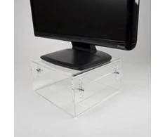 Laikiklis Neomounts NEWSTAR ACRYLIC MONITORIUS RISER (HEIGHT ADJUSTMENT: 7-13 CM) 25 KG -