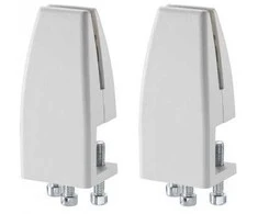 Laikiklis NewStar NEOMOUNTS DESK CLAMP FOR NS-GLSPROTECTXXX - FOR 8-25 MM DESK THICKNESS - SET OF 2, Baltas