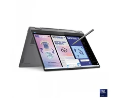 Nešiojamas kompiuteris LENOVO YOGA 7 2IN1 ULTRA 7 256V/14" WUXGA (1920X1200) OLED 600NITS (PEAK) / 400NITS (TYPICAL) GLOSSY / ANTI-FINGERPRINT, 100% DCI-P3, 60HZ, DOLBY VISION®, TÜV LOW Mėlynas LIGHT, DISPLAYHDR? TRUE Juodas 500, GLASS, TOUCH/16GB/512GB SSD/INTEL ARC GRAPHICS 140V/MICROSD CARD READER/COPILOT+PC/W11H/ENG (LUNA Pilkas) (NO POWER ADAPTER)