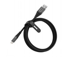 OTTERBOX PREMIUM CABLE USB A - LIGHTNING 2M Juodas