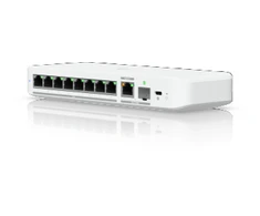 Šakotuvas UBIQUITI FLEX 2.5G LANKSTUSIS, 8 PRIESTŲ 2.5 GBE JUNGIKLIS SU 10 GBE RJ45/SFP+ KOMBINUOTU UPLINK PRIEDAS, GALIMA MAITINTI SU USB-C ARBA POE+ ADAPTERIU