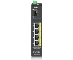 Šakotuvas ZYXEL RGS100-12P, 5 PORT UNMANAGED POE SWITCH, 120 WATT POE, DIN RAIL, IP30, 12-58V DC (5Y WARRANTY)