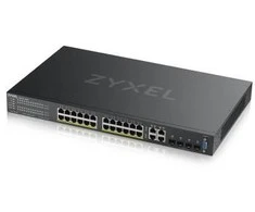 Šakotuvas ZYXEL GS2220-28HP, ES REGIONAS, 24 PRIEVADŲ GBE L2 POE KOMUTATORIUS SU GBE UPLINK (1 METŲ NCC PRO PACK LICENCIJA) (5 METŲ GARANTIJA)