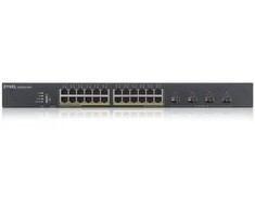 Šakotuvas ZYXEL XGS1930-28HP, 28 PORTŲ SMART MANAGED POE JUNGIKLIS, 24X GIGABIT POE IR 4X 10G SFP+, HIBIRDINIS REŽIMAS, STANDALINIS ARBA NEBULAFLEX DEBESIS, 375 W POE