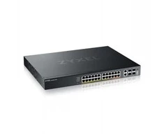Šakotuvas ZYXEL XGS2220-30HP, L3 ACCESS SWITCH, 400W POE, 16XPOE+/10XPOE++, 24X1G RJ45 2X10MG RJ45, 4X10G SFP+ UPLINK, INCL. 1 YR NEBULAFLEX PRO (5Y WARRANTY)