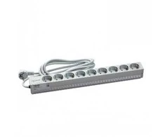 Apc SCHNEIDER ELECTRIC ACTASSI 1U PDU POWER DISTRIBUTION RAIL - 9 SCHUKO SOCKETS 19P VDE