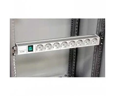 SCHNEIDER ELECTRIC ACTASSI 1U PDU POWER DISTRIBUTION RAIL 8 SCHUKO SOCKETS+SWITCH 19P VDE