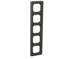SCHNEIDER ELECTRIC EXXACT COMBI 5-GANG FRAME ANTHRACITE