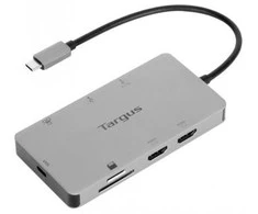 TARGUS® USB-C? UNIVERSAL DUAL HDMI 4K DOCKING STATION WITH 100W POWER DELIVERY PASS-THRU
