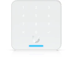 UBIQUITI READER FLEX Baltas. TREČIOS KARTOS NFC KORTELIŲ SKAITYTUVAS SU KLAVIATŪRA IR „APPLE TOUCH PASS“ PALAIKYMU.
