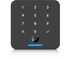 UBIQUITI READER FLEX Juodas. TREČIOS KARTOS NFC KORTELIŲ SKAITYTUVAS SU KLAVIATŪRA IR „APPLE TOUCH PASS“ PALAIKYMU.