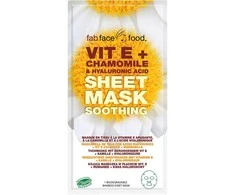 Montagne Jeunesse Fab Face Food Vit e Chamomile y Hyaluronic Acid Mascarilla De Tela 1 U