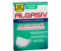 "Algasiv" dantų protezų fiksatorius, užplombuojantis 30 viršutinių dalių