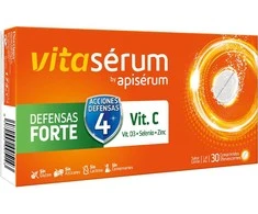 Vitaserum By Apiserum Defensas Forte Vit C 30 tablečių