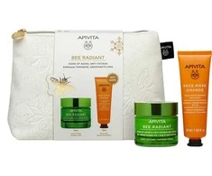 Apivita BEE RADIANT GEL-CREAM SIGNS OF AGING AND ANTI-FATIGUE SET 2 pcs