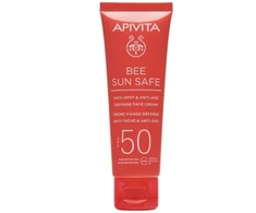 Apivita BEE SUN SAFE Anti-Aging and Anti-Spot Facial Kreminis SPF 50 50 ml