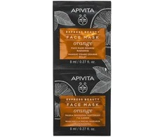 Apivita Atgaivinanti kaukė su apelsinu 2x8ml