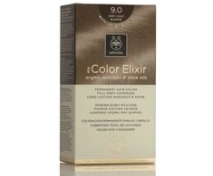 Ilgalaikiai plaukų dažai Apivita MY COLOR ELIXIR, 9.0 Very Light Skirtas šviesiems plaukams