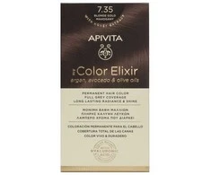 Ilgalaikiai plaukų dažai Apivita MY COLOR ELIXIR, 7.35 Blonde Gold Mahogany