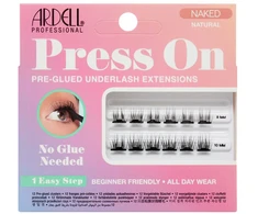 Ardell Press On Pre-Glued Underlash Extensions Naked Natural 12 U