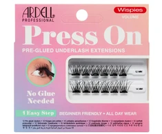 ARDELL PRESS ON pre-glued underlash extensions #wispies volume 12 u