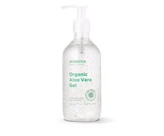 Aromatica Organic Aloe Vera Gel raminantis gelis po deginimosi, 300 ml