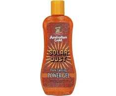 Australian Gold Solar Dust Dark Tanning Power Gel Įdegio gelis su blizgesiu, 237 ml